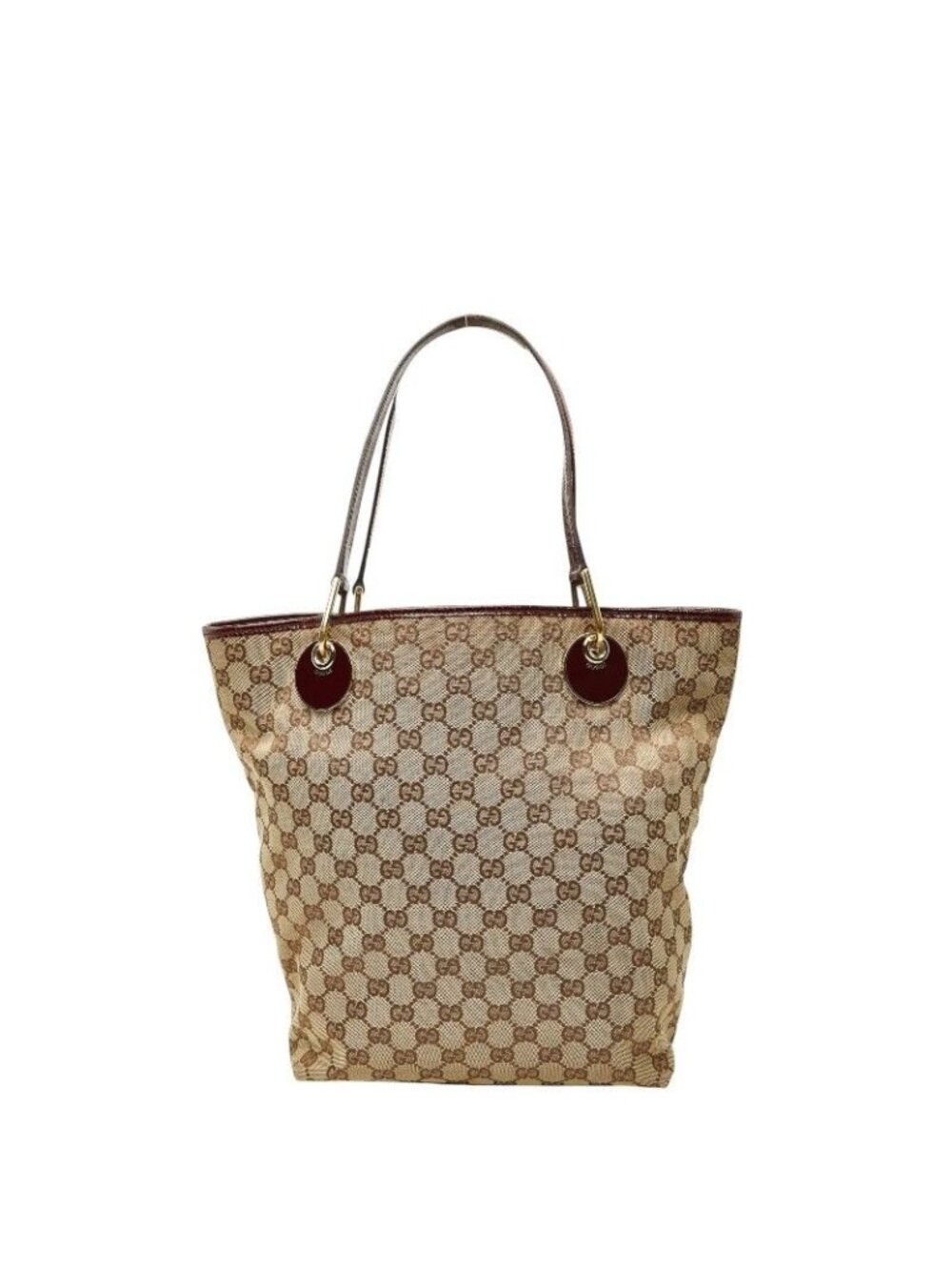 Gucci GG Canvas Tote Brown